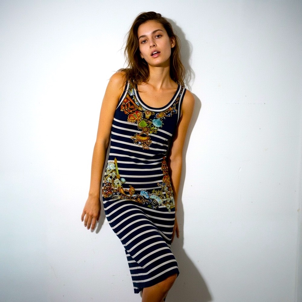 ✨ Jean Paul Gaultier Soleil Mesh Tank Dress | Size Medium